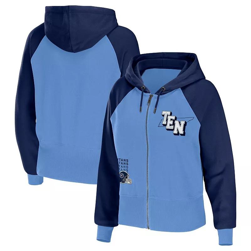 Womens WEAR by Erin Andrews Silver Dallas Cowboys Colorblock Lightweight Full-Zip Hoodie Product Image