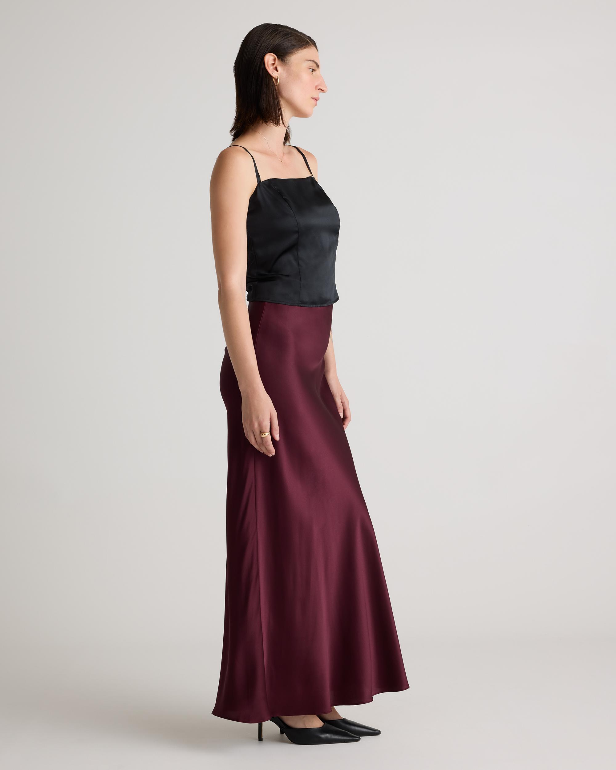 Quince | Women's Maxi Skirt Size XS, Silk Product Image