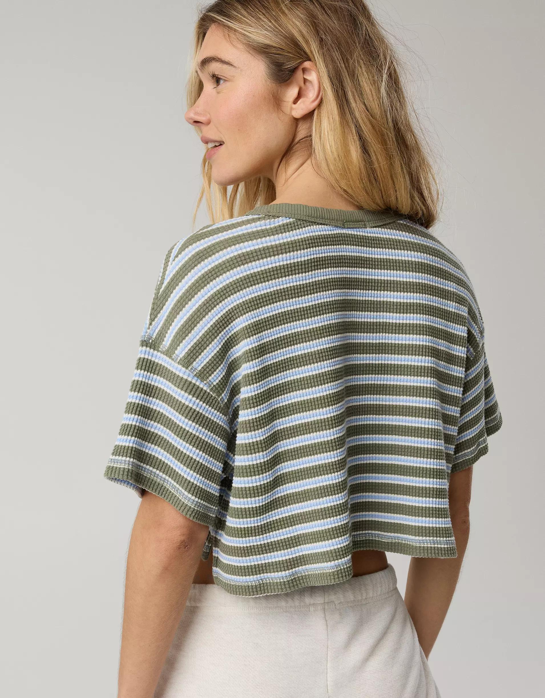 OFFLINE By Aerie Wow! Waffle Scoop T-Shirt Product Image