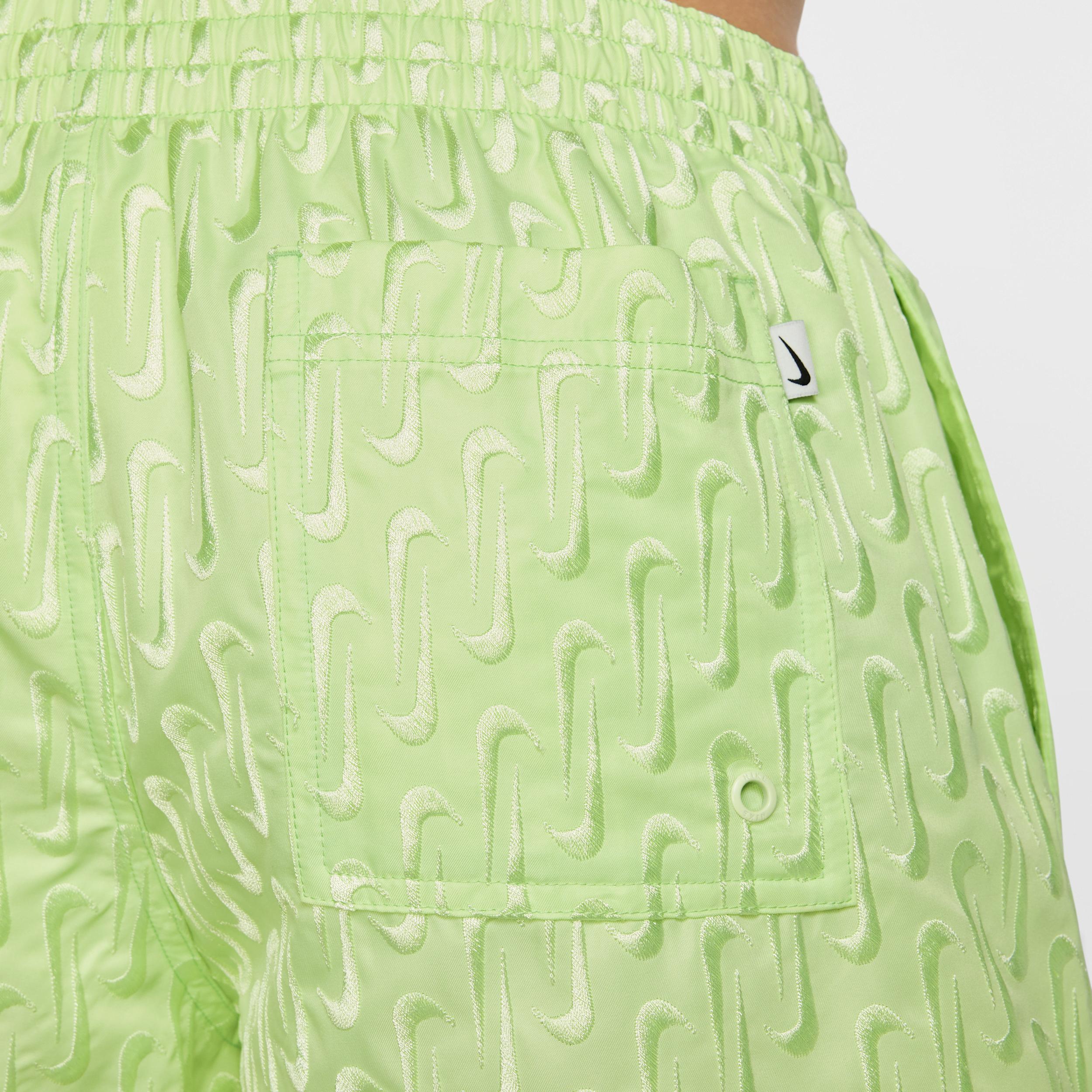 Nike Mens Swim Breaker Swoosh logo Link 5 Fully Lined Volley Shorts | NESSF505-740 Product Image