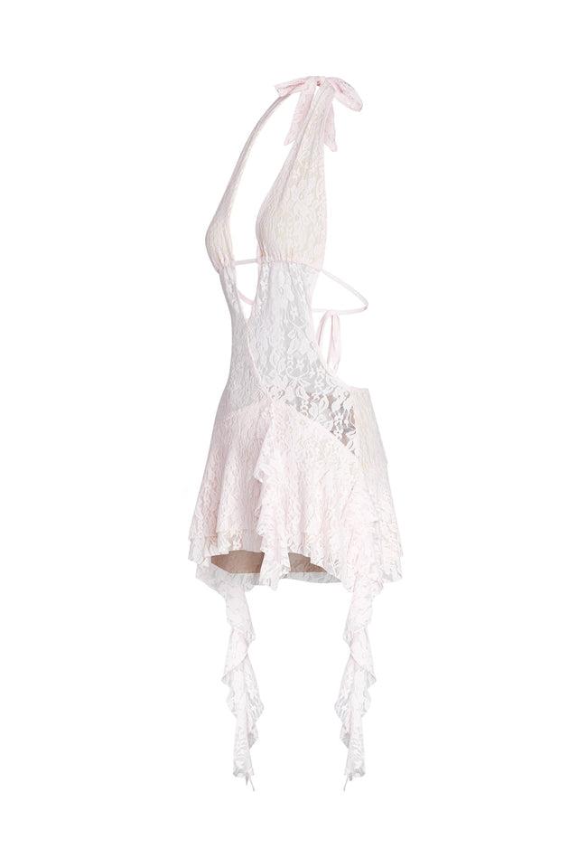 IRISIA LACE DRESS - PINK : LACE Product Image