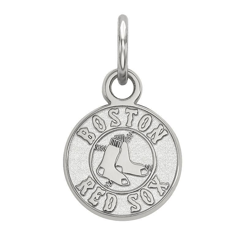LogoArt Sterling Silver Boston Red Sox Extra-Small Pendant, Women's, Size: 15 mm, Gold Tone Product Image