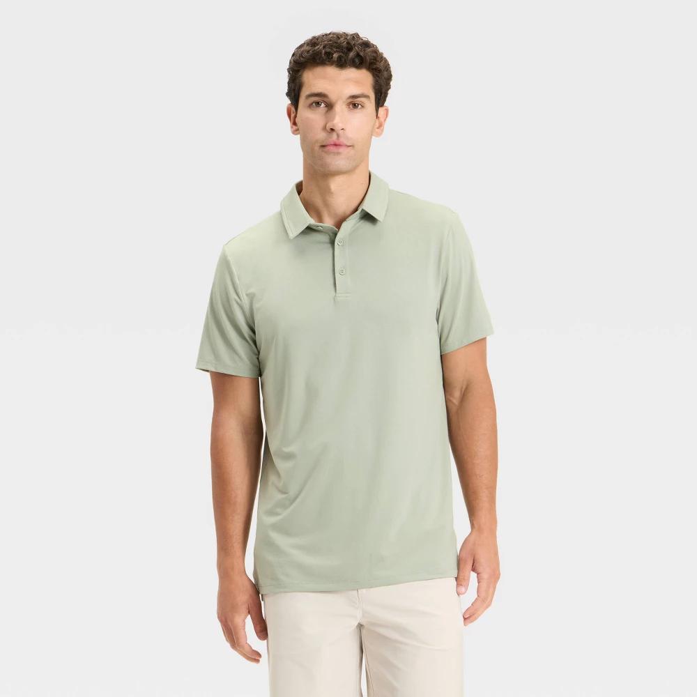 Men's Jersey Polo Shirt - All In Motion™ Moss Green XL Product Image