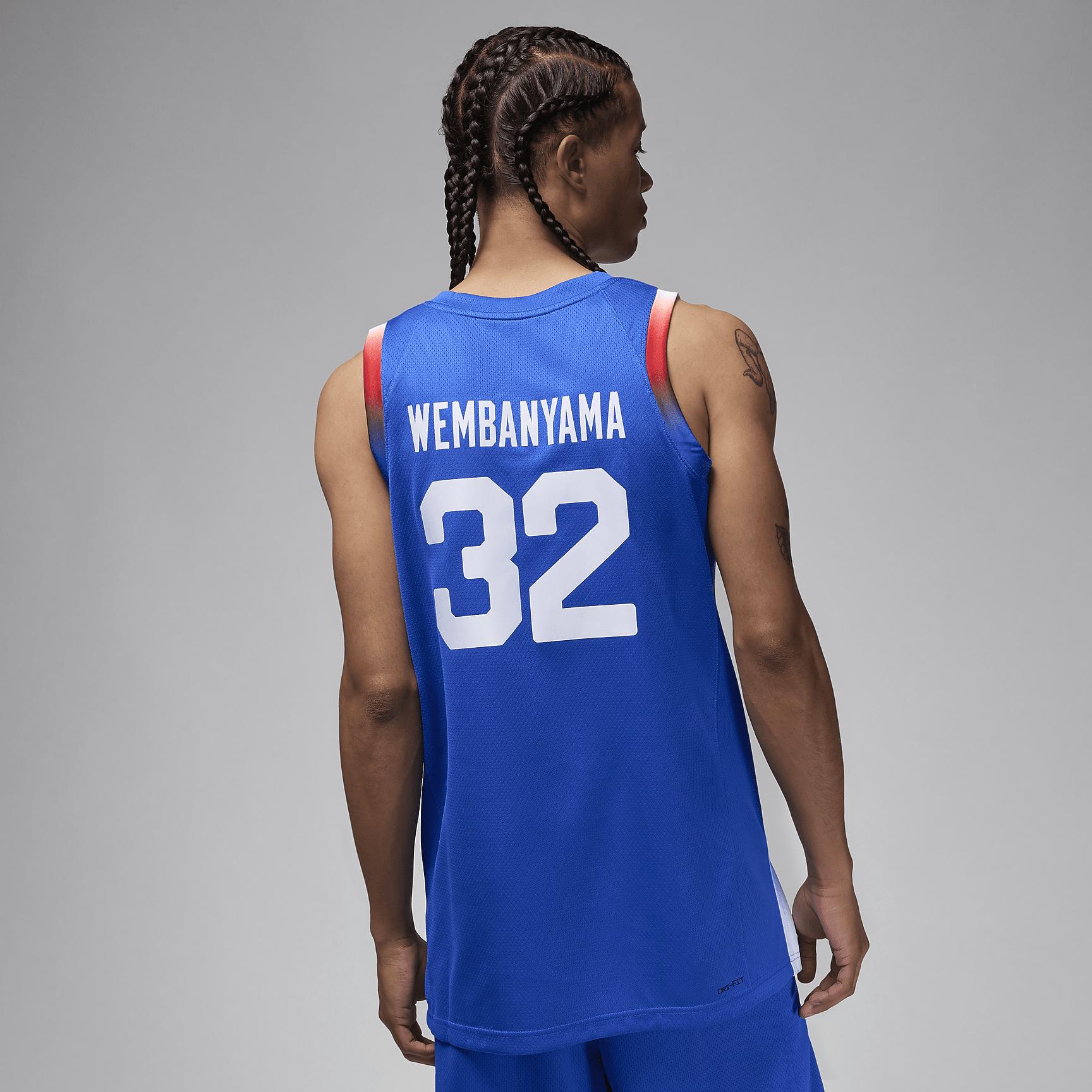 Victor Wembanyama France Limited Road Men's Jordan Basketball Replica Jersey Product Image