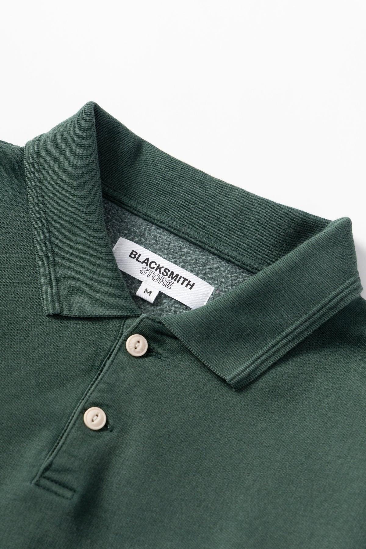 Blacksmith - Two Button Washed Rugby - Forest Product Image