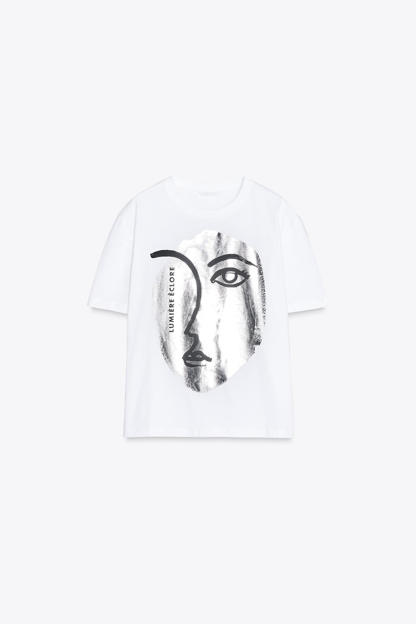 METALLIC GRAPHIC T-SHIRT Product Image