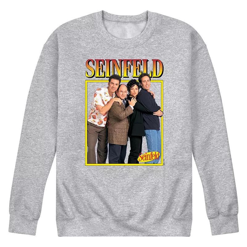 Mens Seinfeld Group Square Fleece Sweatshirt Blue Product Image