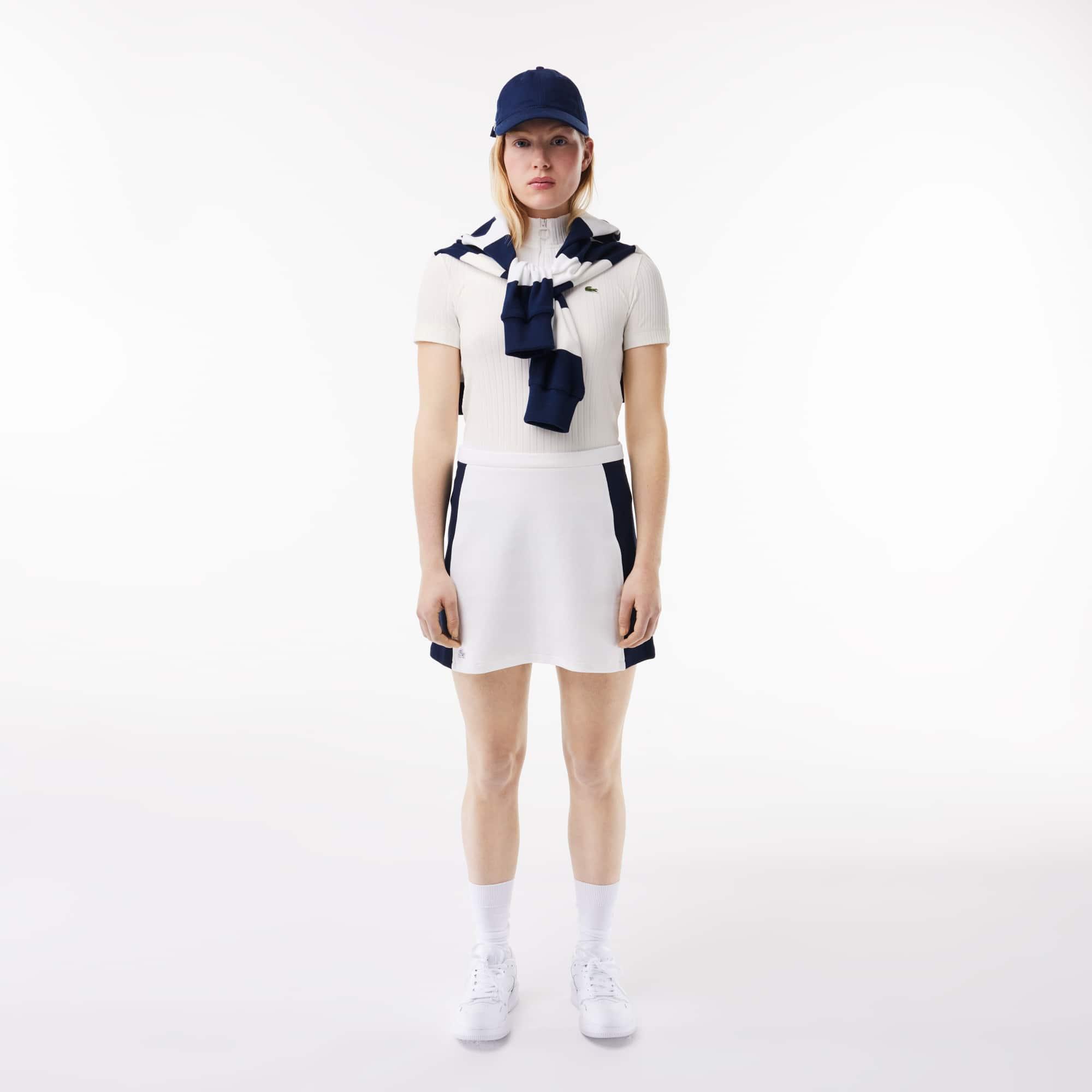 Women's Slim Fit High Zip Neck Polo Product Image