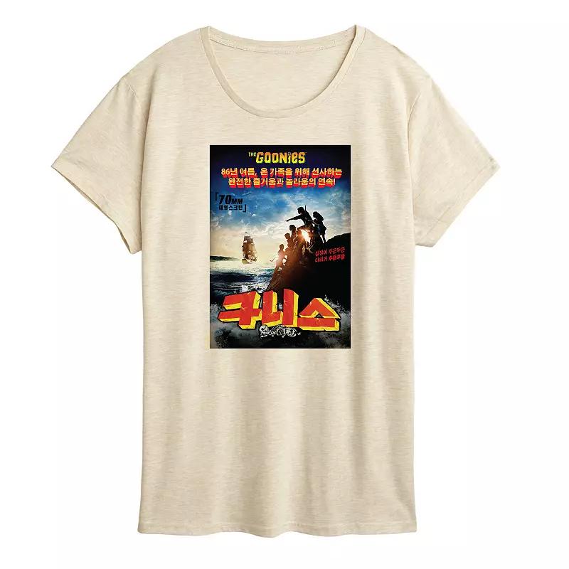 Women's The Goonies Korean Poster Graphic Tee,  Product Image