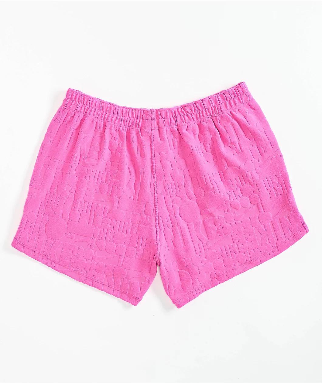 Nike Retro Flow Pink Cover Up Shorts Product Image