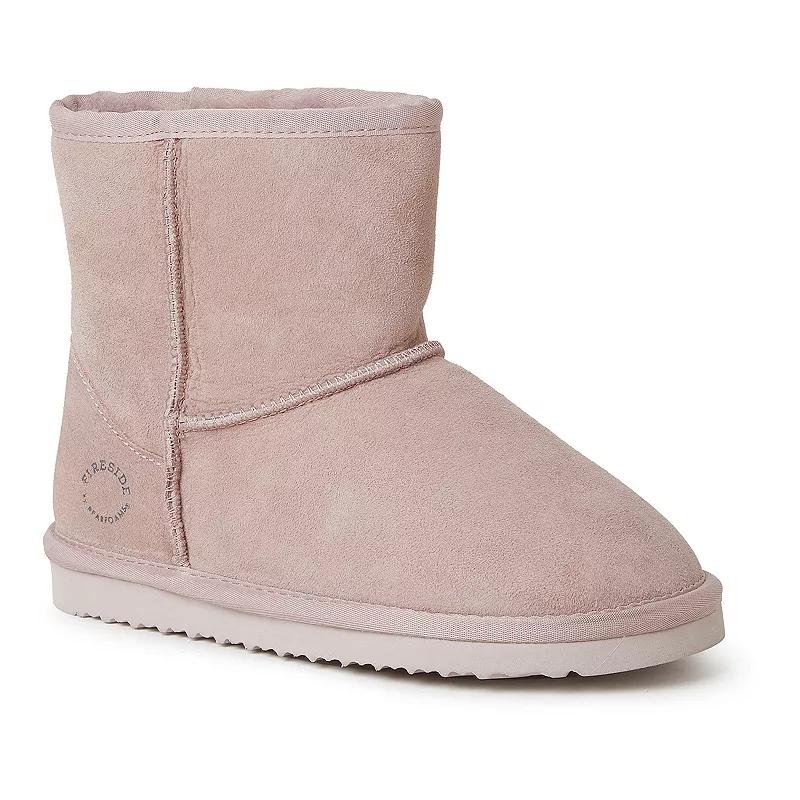 Fireside by Dearfoams Rosebery Women's Shearling Ankle Boot Slippers,  Product Image