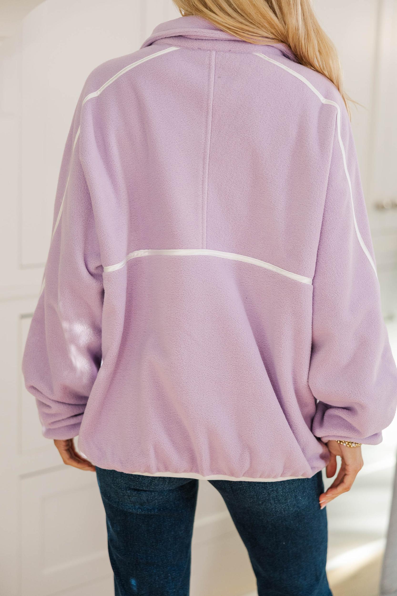 NURSING COLLECTION: Warm Wishes Lavender Lined Pullover Female Product Image