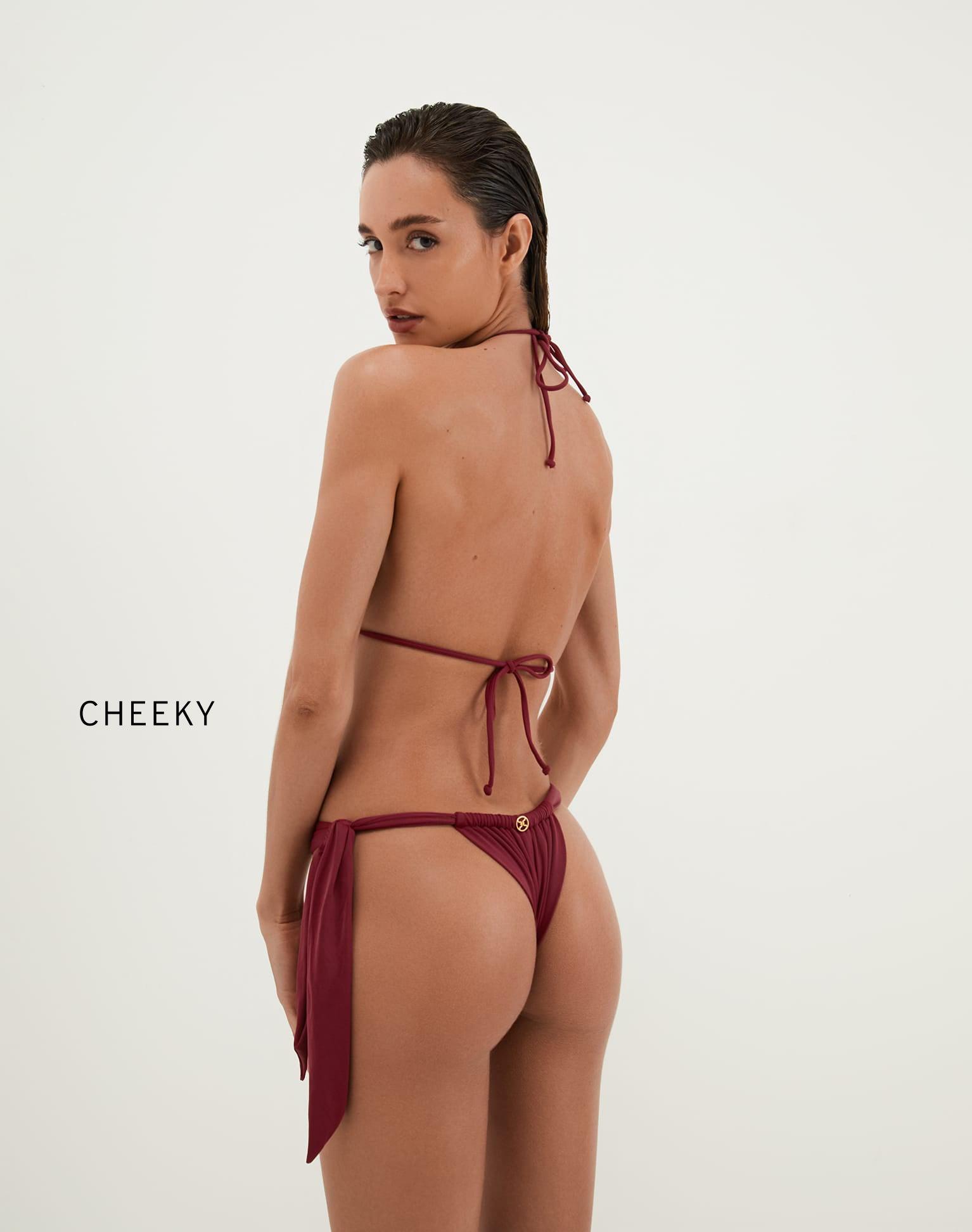 Matte Liza Tri Top - Ponche Product Image