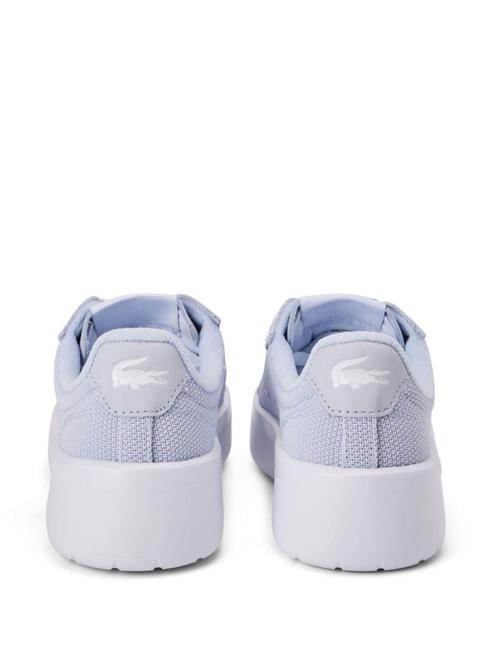 logo-embroidered lace-up sneakers Product Image