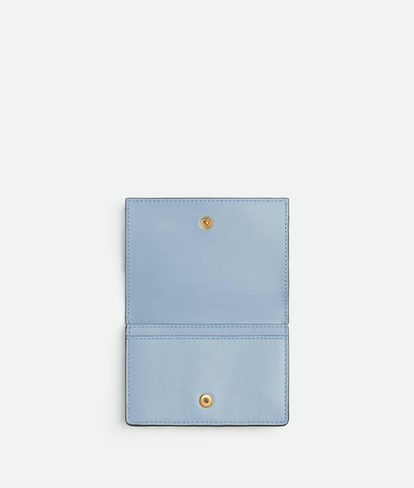 Women's Intrecciato Business Card Case in Cypress/ice Product Image