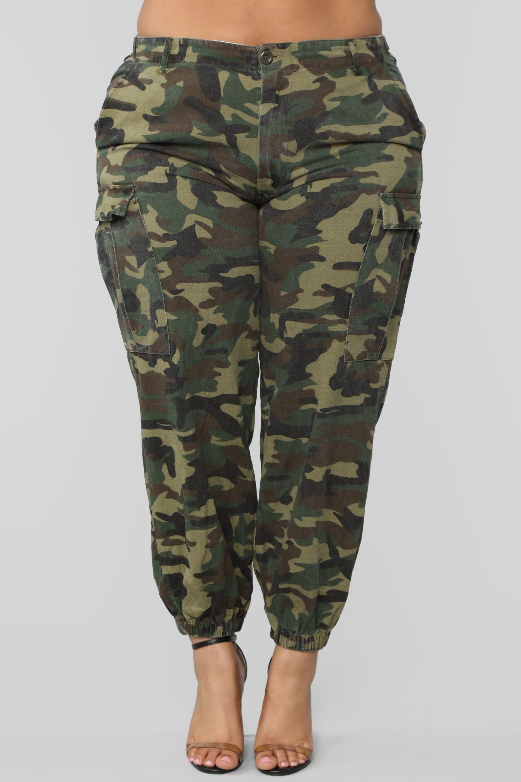 Cadet Kim Oversized Camo Pants - Camo Product Image