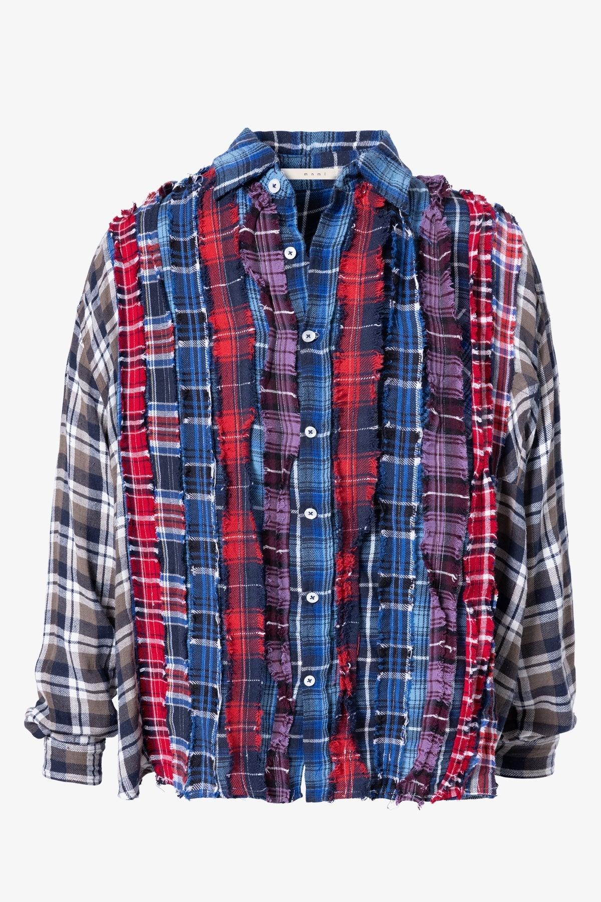 Tuxedo Vintage Flannel Shirt - Multi Product Image