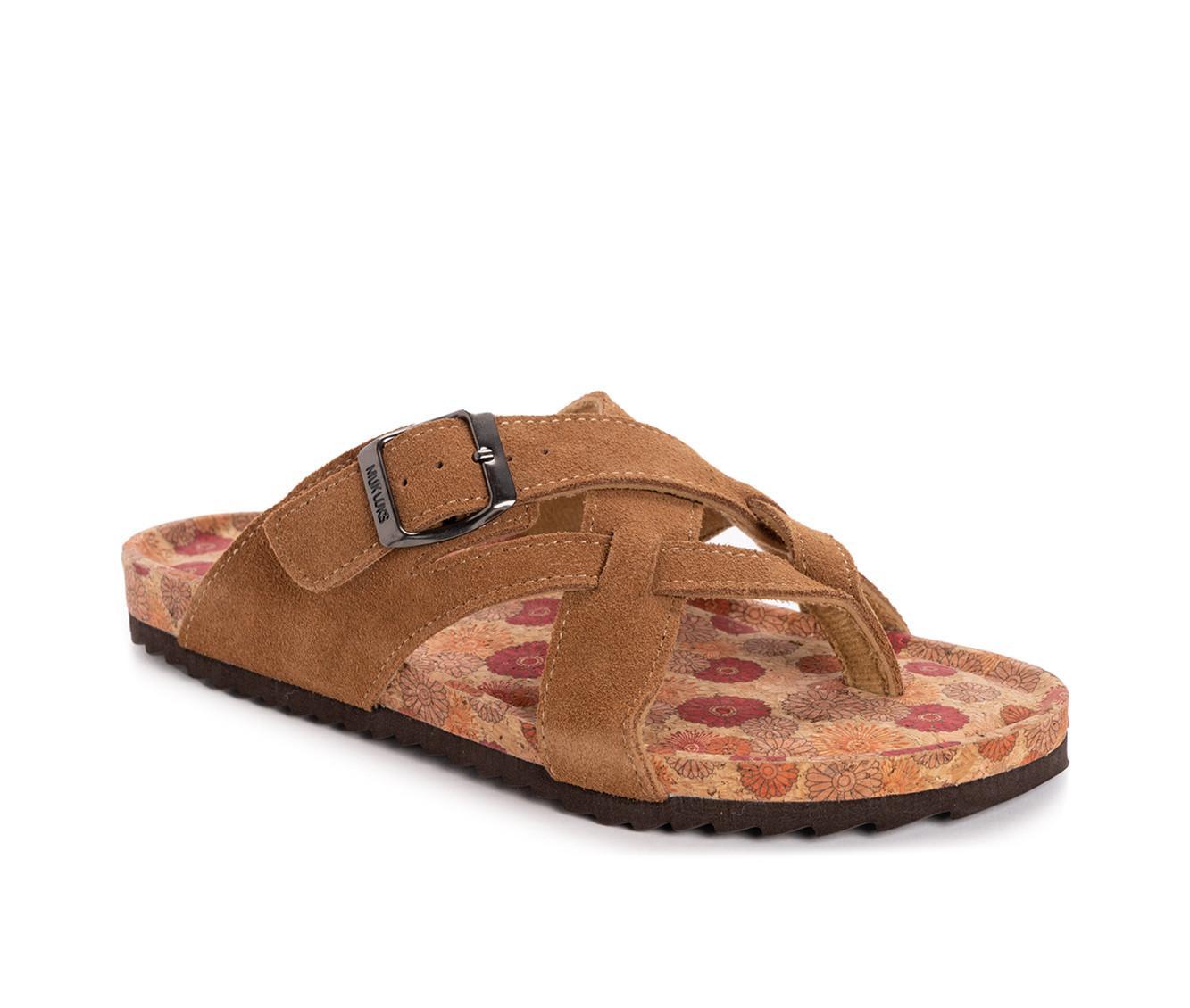 Women's MUK LUKS Tanner Terra Turf Footbed Sandals Product Image