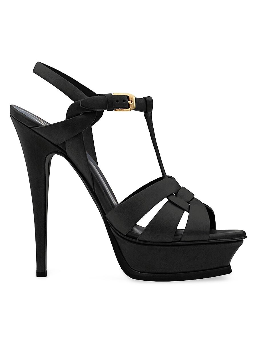 Womens Tribute Platform Sandals in Smooth Leather Product Image