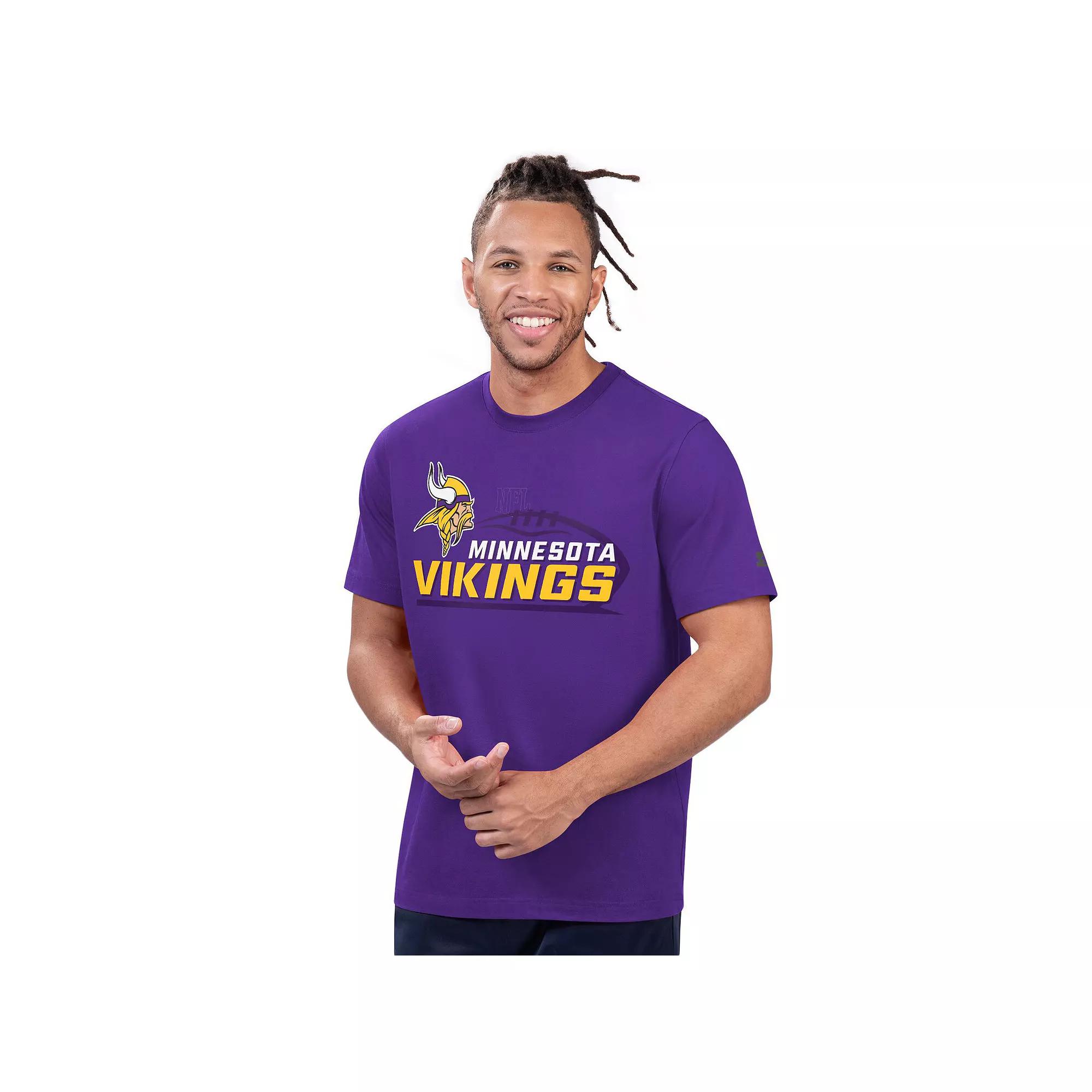 Men's Starter Purple Minnesota Vikings Prime Time T-Shirt,  Product Image