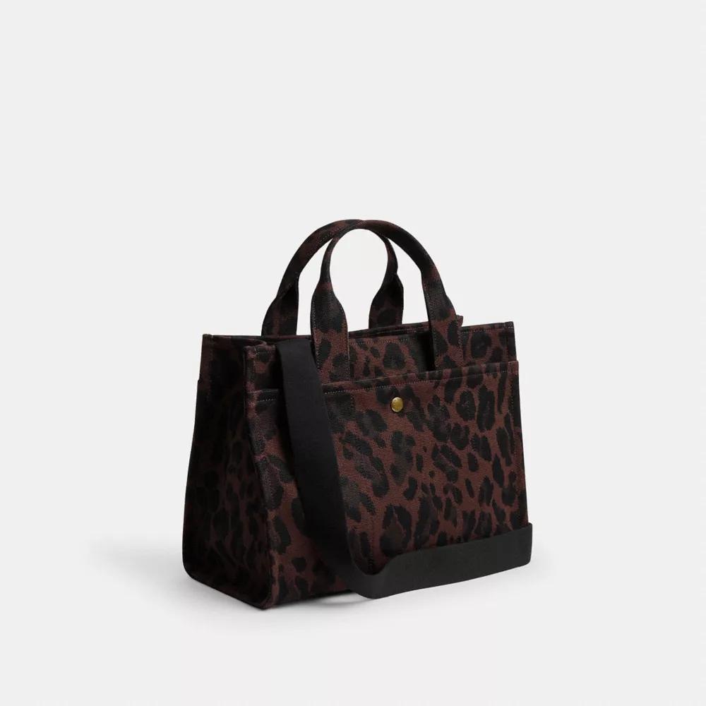 Cargo Tote Bag With Leopard Print Product Image