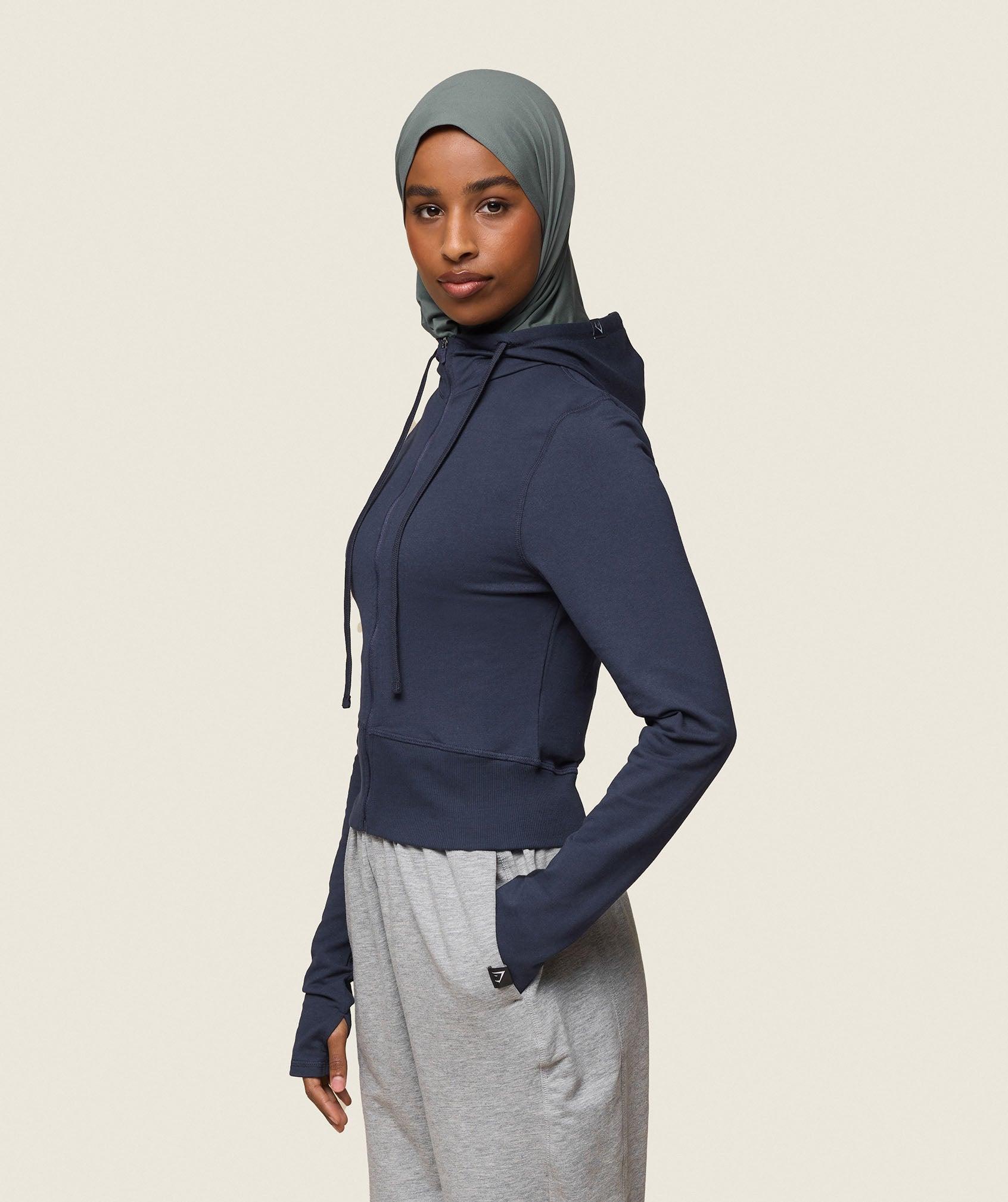 GS x Leana Deeb Hooded Midi Top Product Image