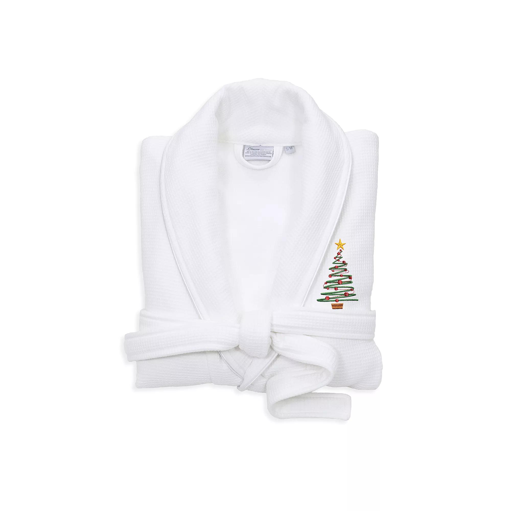 Linum Home Textiles Turkish Cotton Personalized Waffle Terry Bathrobe, Adult Unisex,  Product Image