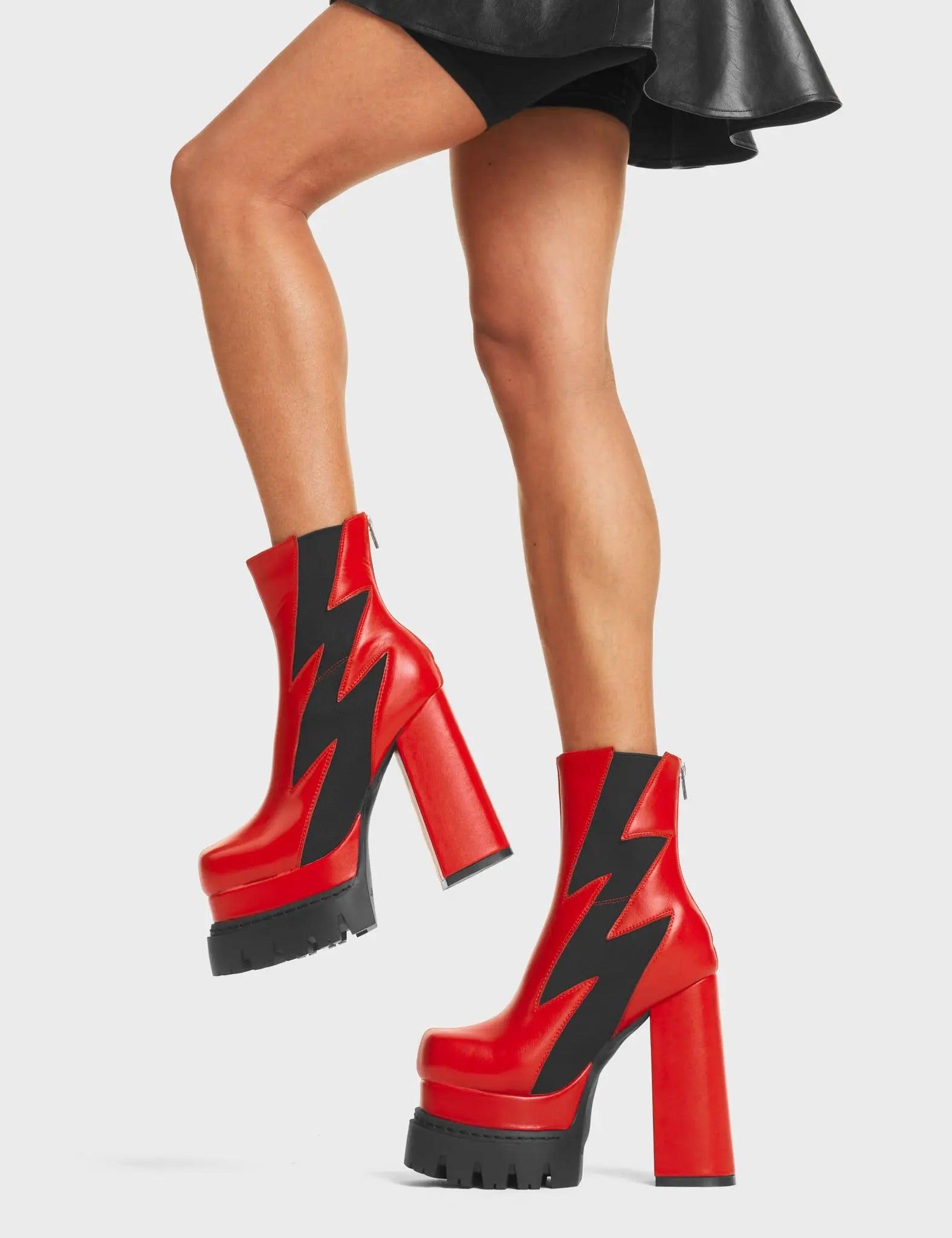 Count Me In Platform Ankle Boots Product Image