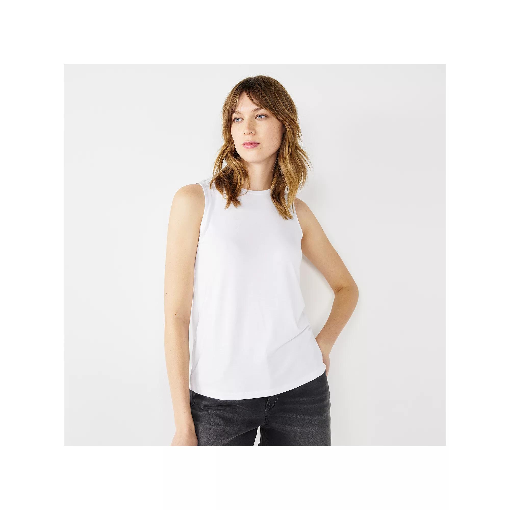 Nine West Essential Easy High-Neck Tank Top, Women's,  Product Image