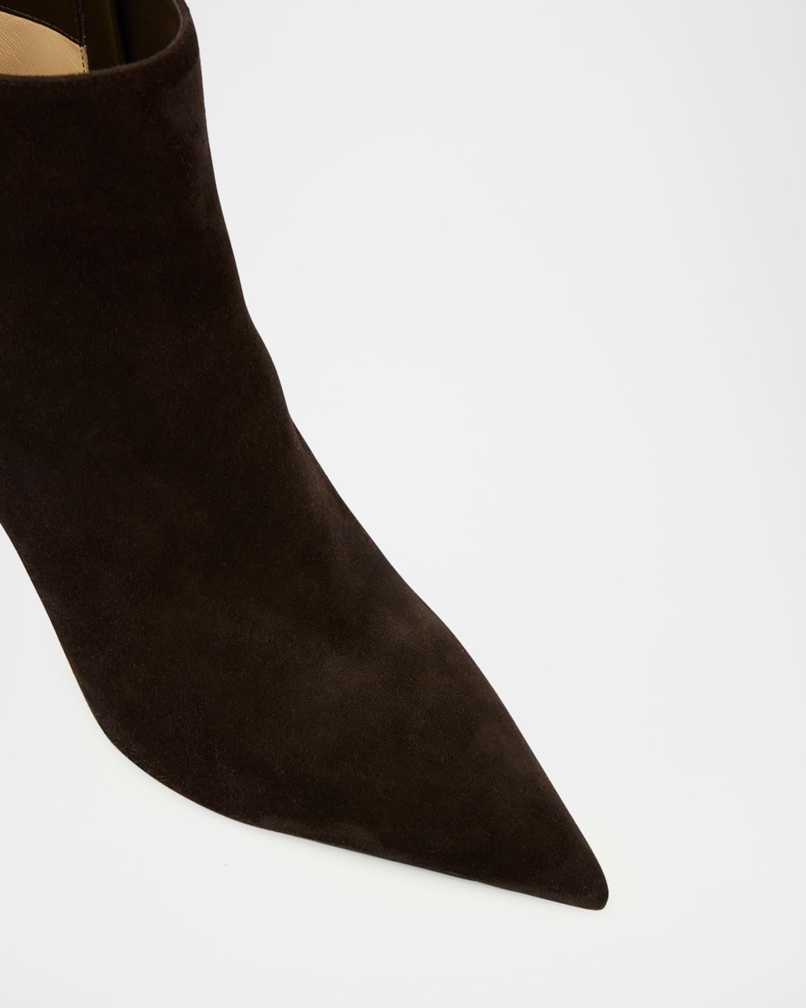 Miss Z Suede Red Sole Booties Product Image