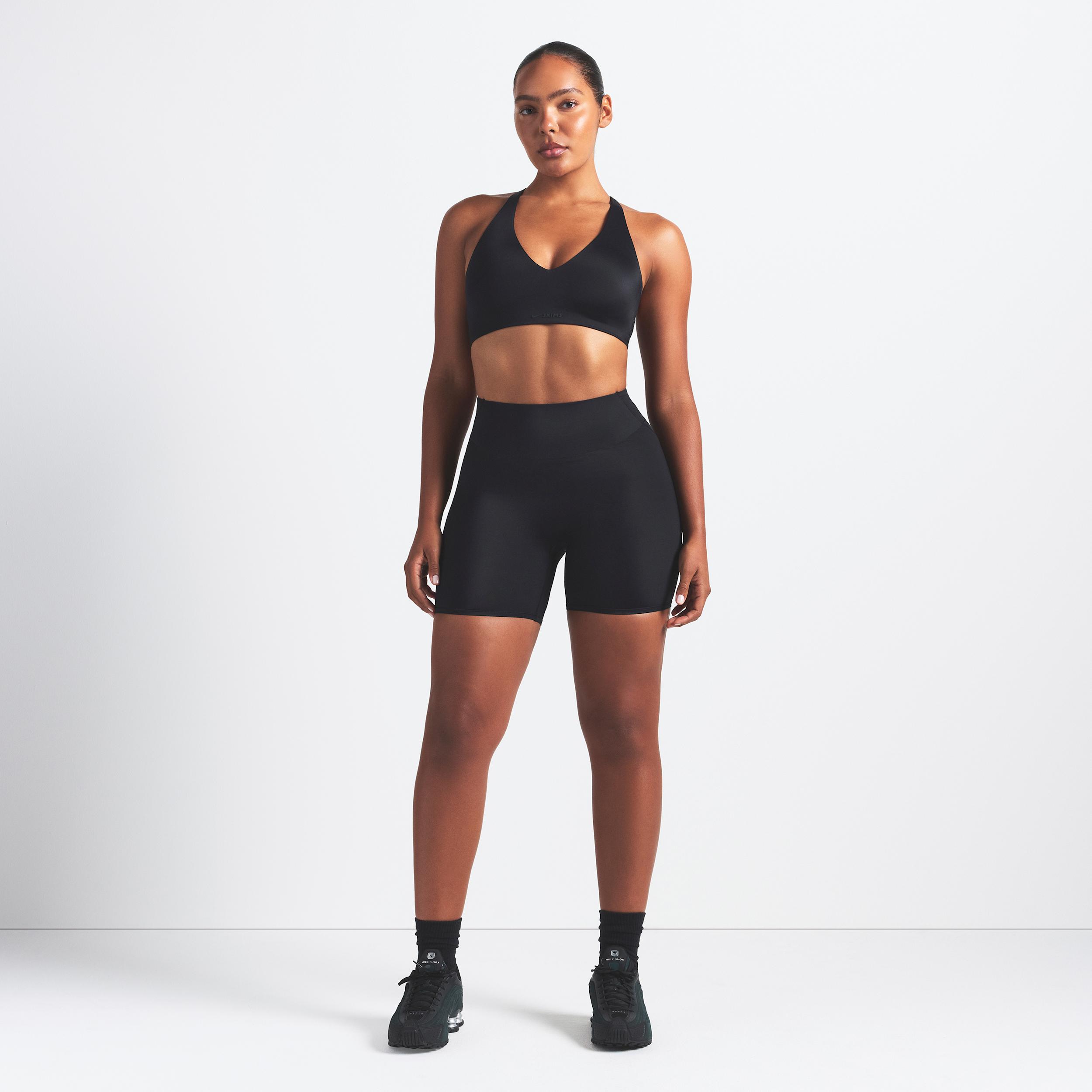 Nike Womens SKIMS Shine V-Neck Bra | BRSPT5191W-OBD Product Image