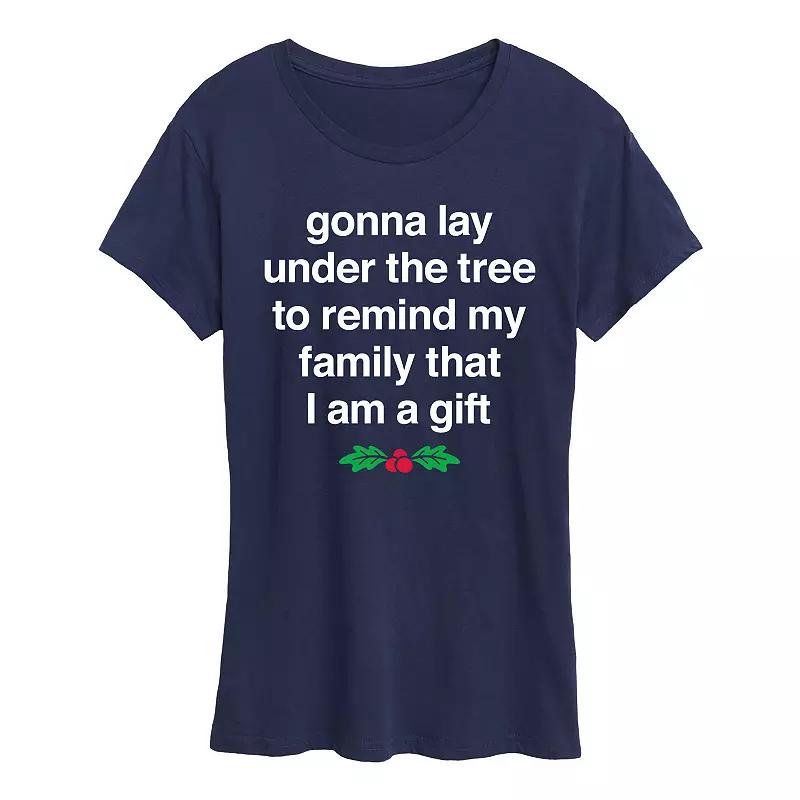 Women's Gonna Lay Under The Tree Graphic Tee, Girl's,  Product Image