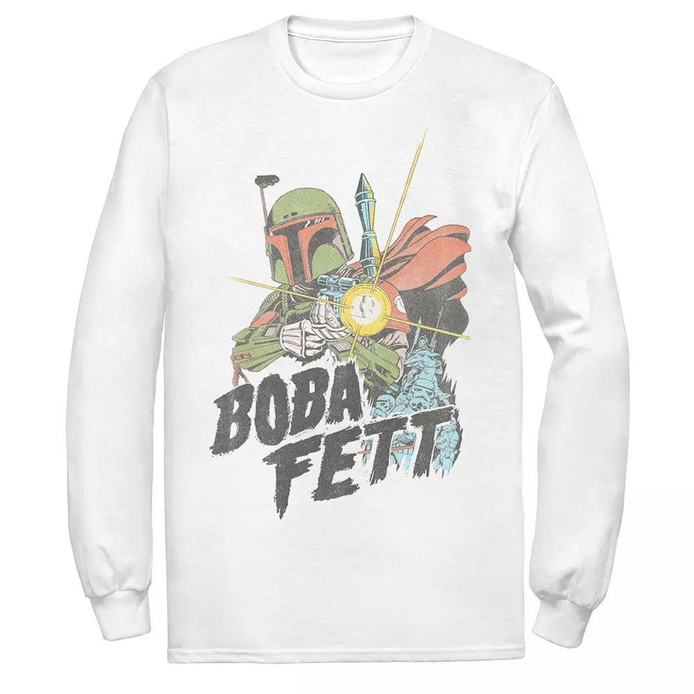 Men's Star Wars Boba Fett Retro Portrait Tee,  Product Image