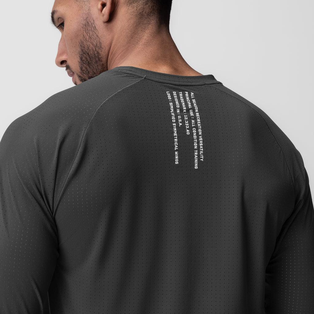 0947. Laser-Vent™ Established Long Sleeve - Space Grey Product Image