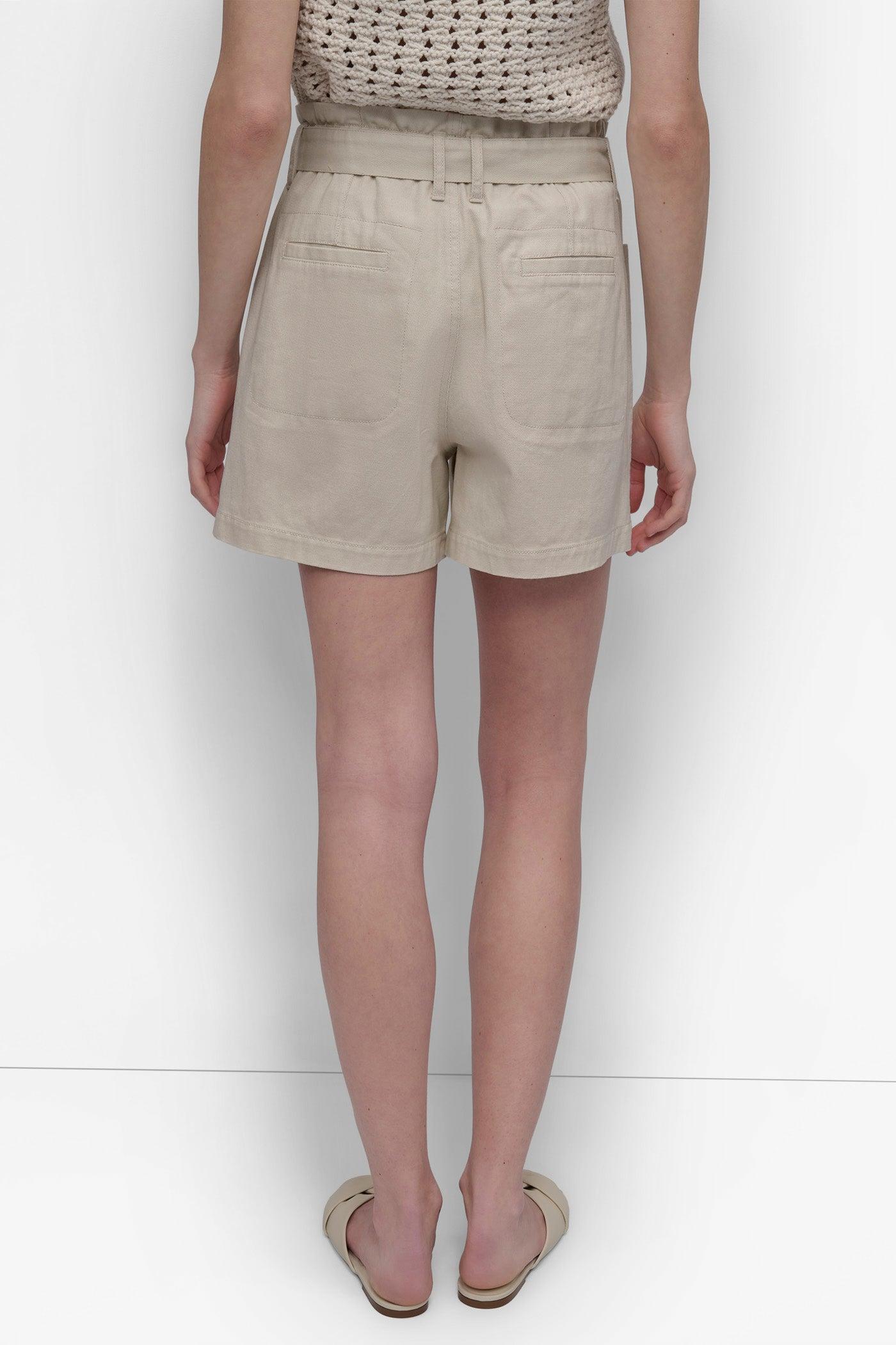 HIGH WAIST PAPER BAG SHORT WITH SELF BELT Product Image