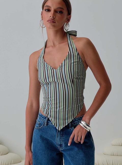 High Gear Halter Top Multi Product Image