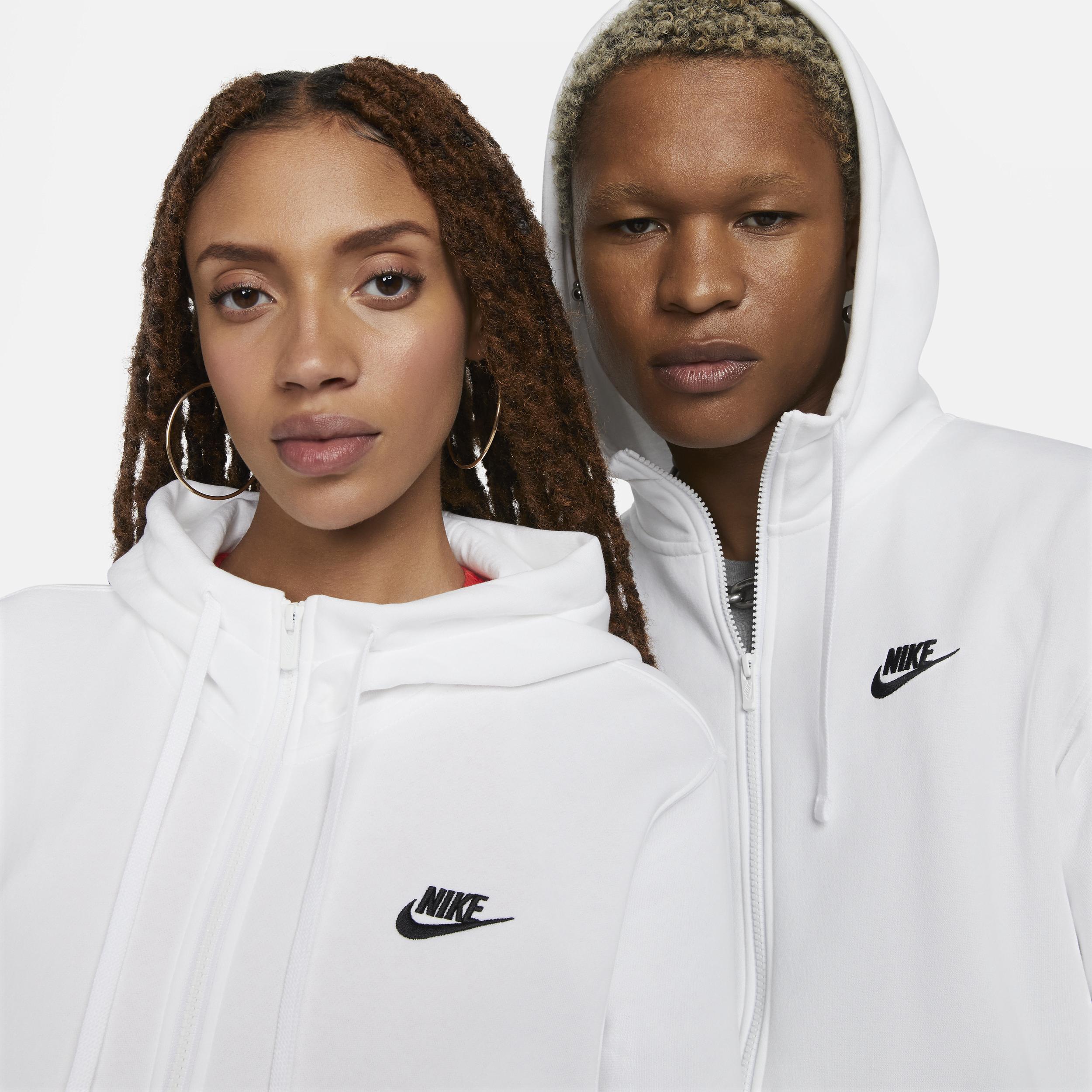 Mens Nike Sportswear Club Fleece Full-Zip Hoodie | BV2645-100 Product Image