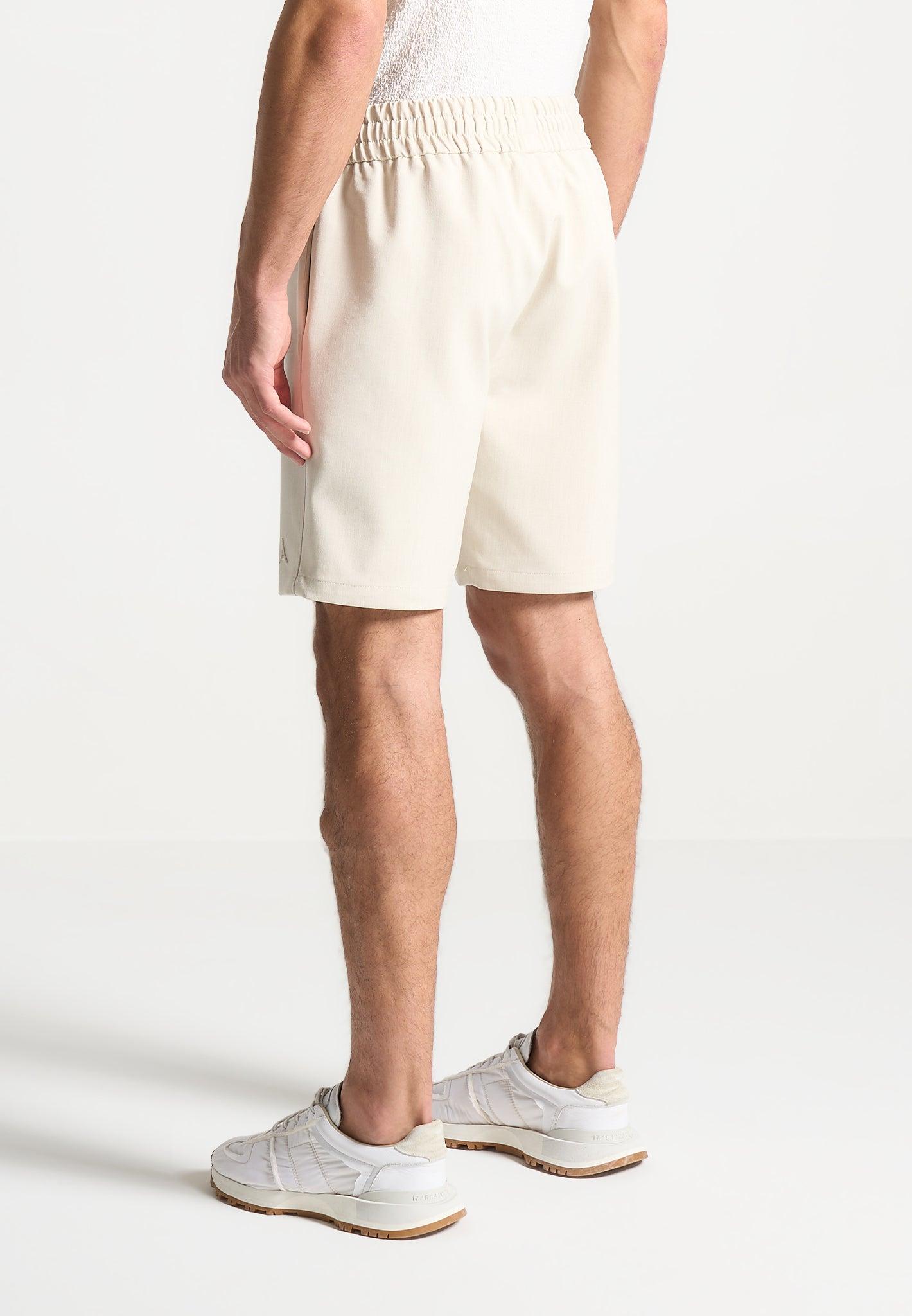 Signature Baseball Shorts - Beige Male Product Image