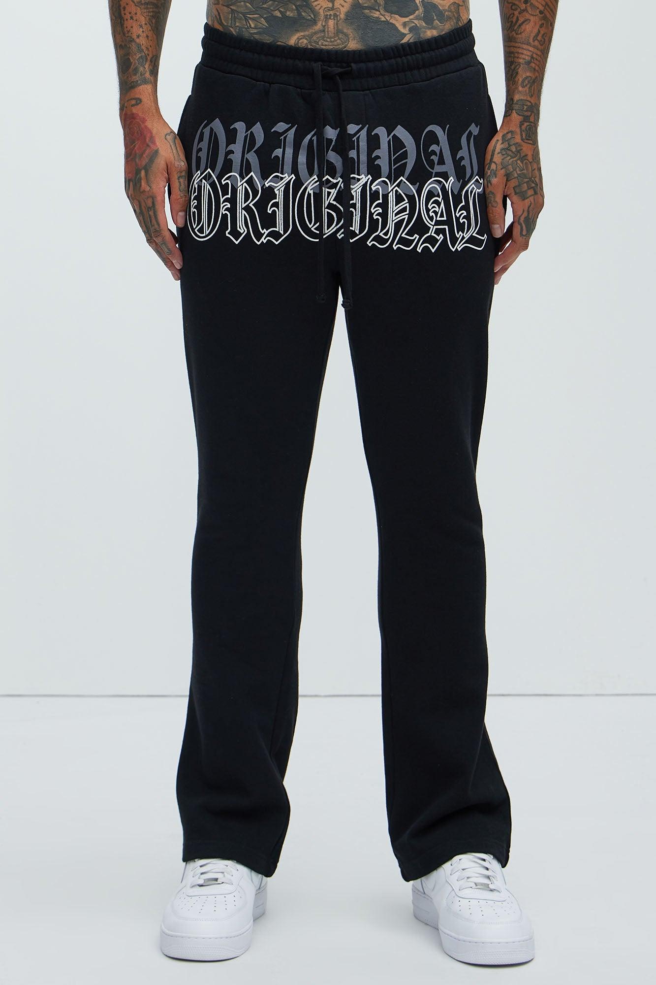 Tyson Originals Skinny Flare Sweatpant - Black Product Image