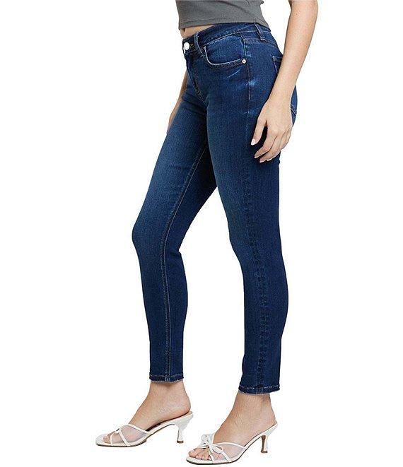 YMI Jeanswear Mid Rise Super Soft Skinny Jeans Product Image