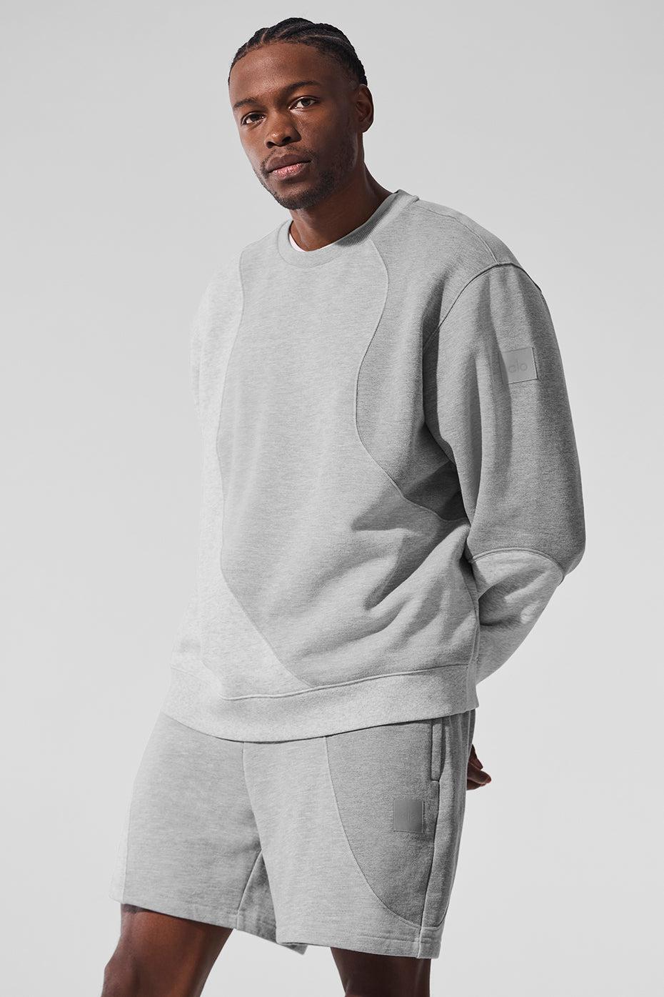 Make Waves Crew Neck Pullover - Athletic Heather Grey Tonal Male Product Image