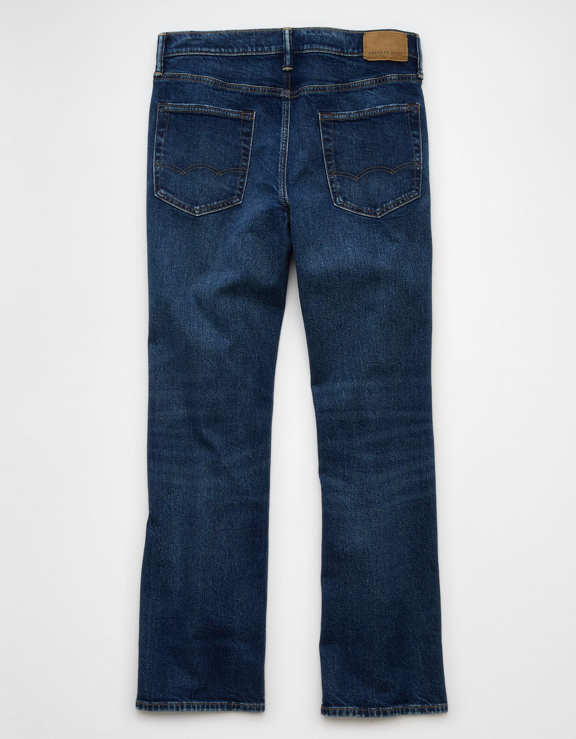 AE EasyFlex +TENCEL™ Fibers Ripped Original Bootcut Jean Product Image