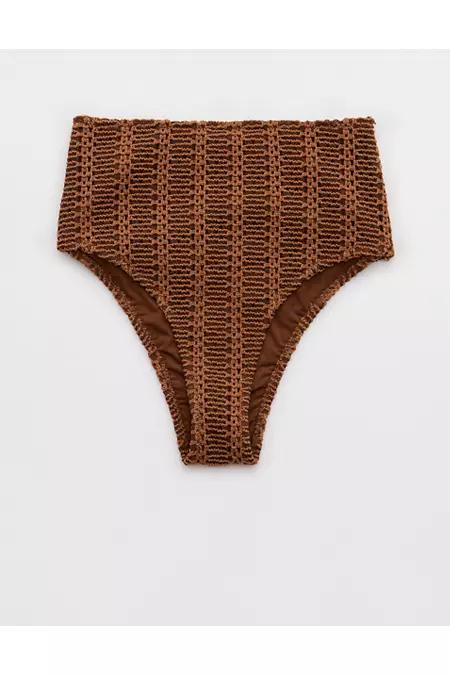 Aerie The Cheeks Cloudweave Crochet Bikini Bottom Women's Product Image
