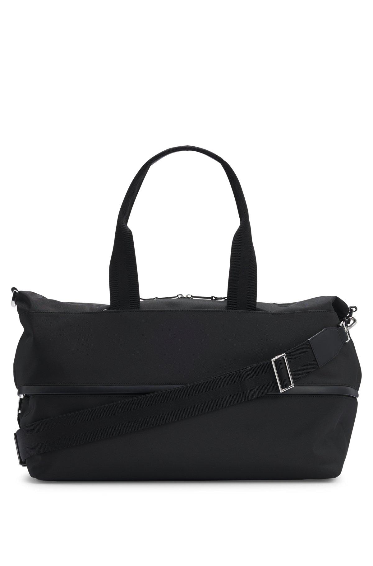 BOSS - Expandable holdall with signature trims - Black Product Image