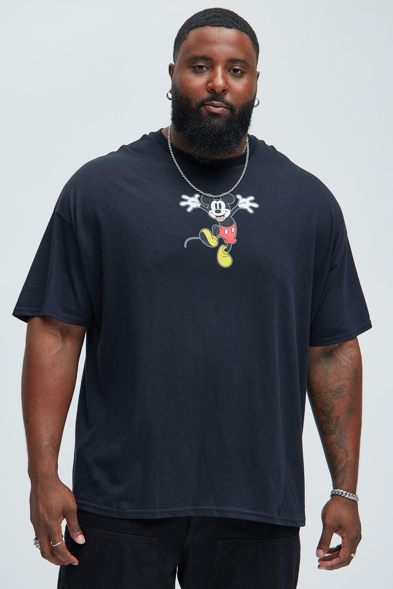 Disney Mickey Collage Short Sleeve Tee - Black Product Image