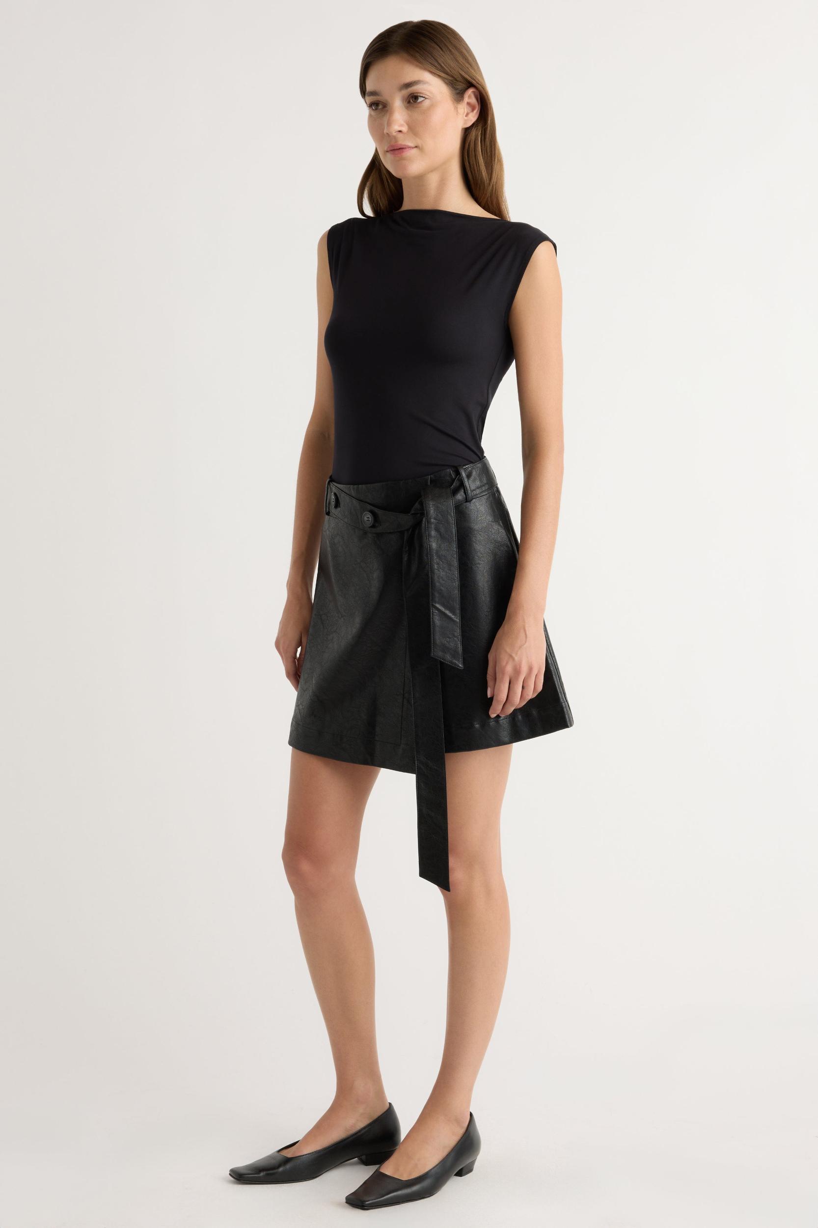 Esme Sleeveless Slit-Neck Tank Product Image