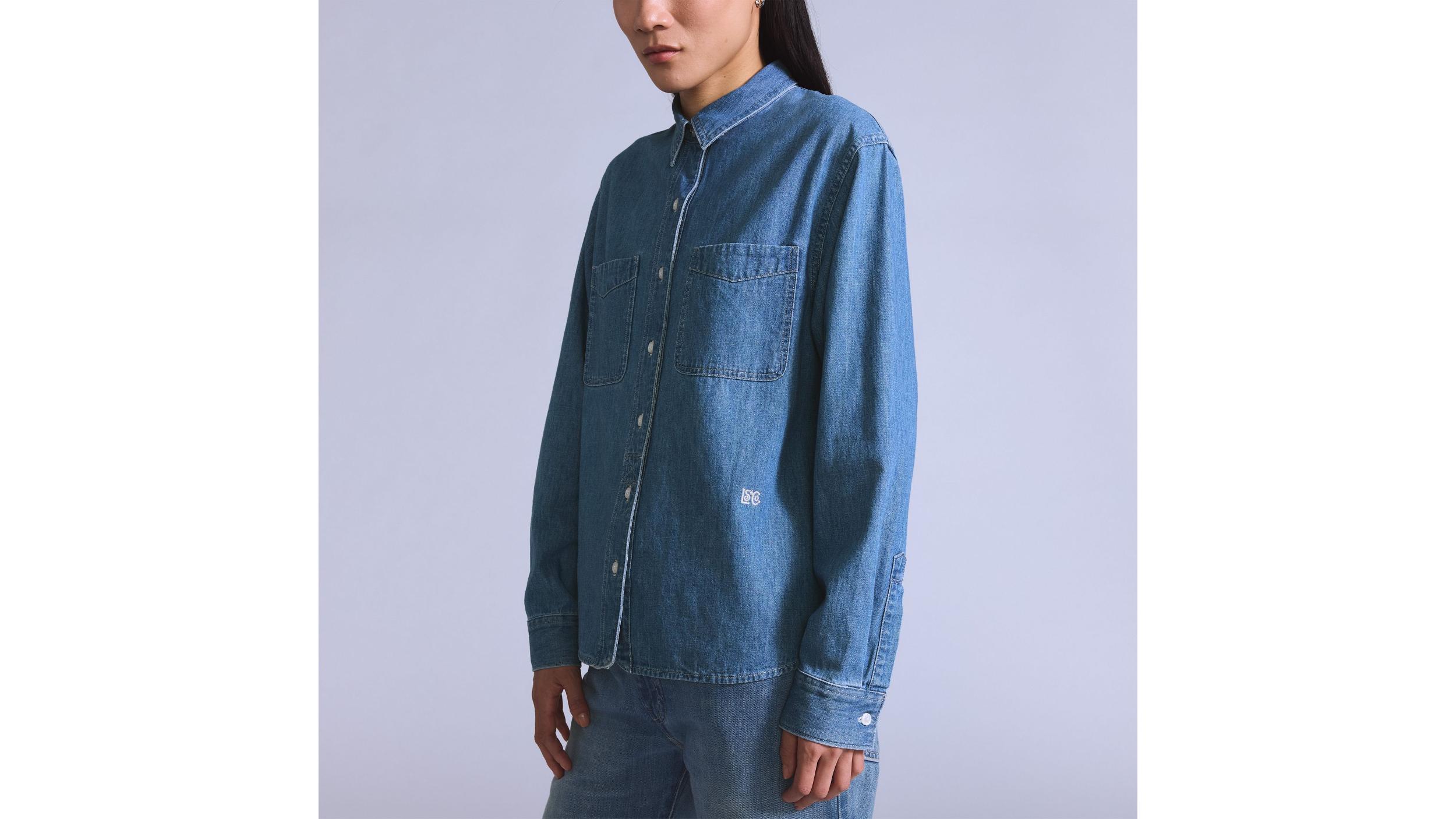 Denim Utility Shirt Product Image