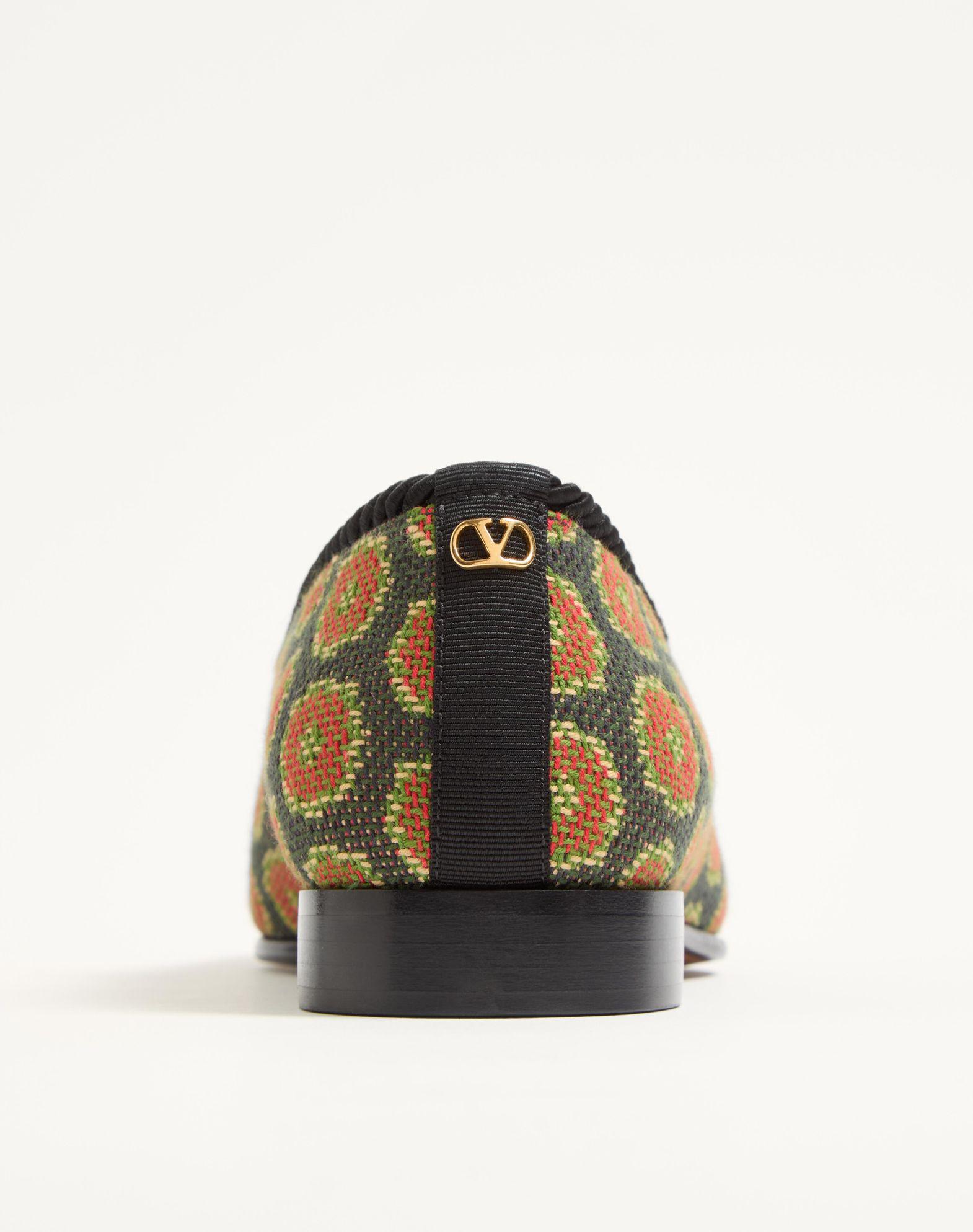 Les Alcôvettes Loafer In Jacquard Fabric Product Image