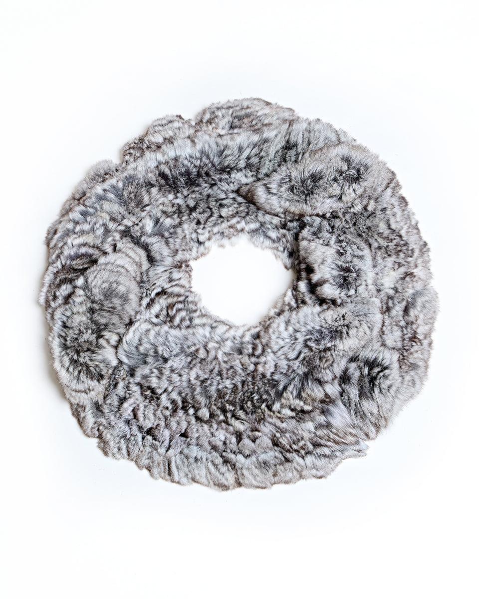 Knitted Chinchilla Section Infinity Scarf Product Image