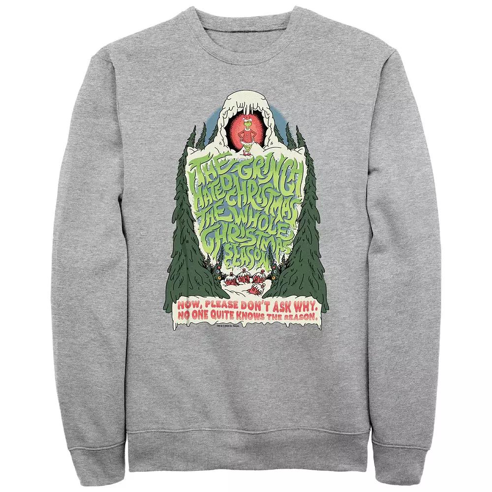 Big & Tall Dr. Seuss Grinch Hated Christmas Graphic Fleece, Men's,  Product Image